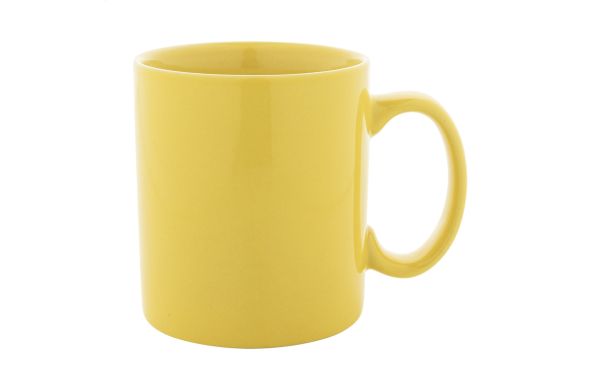 Kolomu farbiger Keramikbecher, gelb