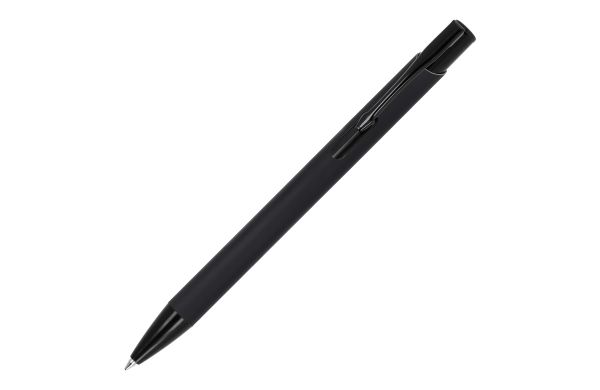 Kugelschreiber Alicante Soft Touch R-AL schwarze Tinte, schwarz/schwarz