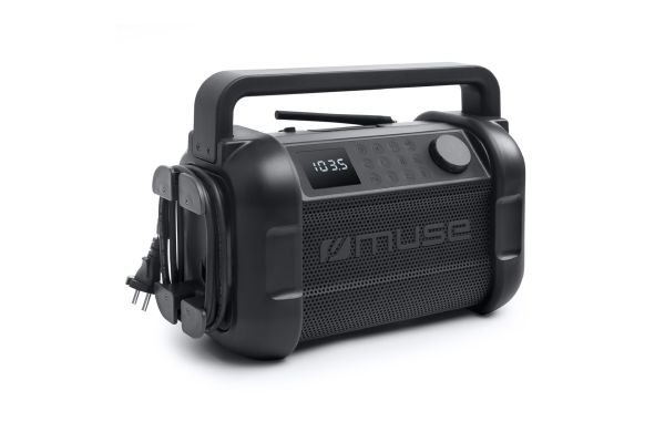 M-928  Muse arbeitsradio mit bluetooth 20W mit FM-Radio, schwarz