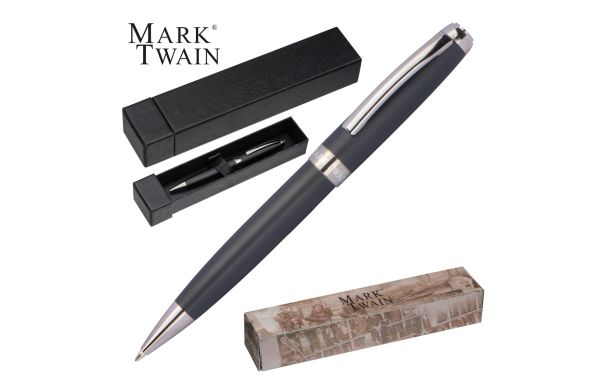 Mark Twain balpen met draaimechanisme