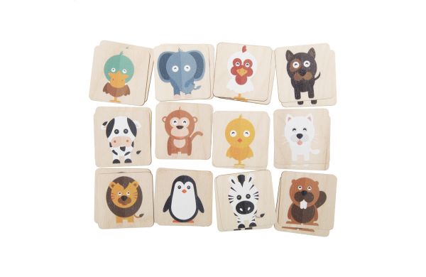 Memoryspiel, Tiere Immermor, Weiss