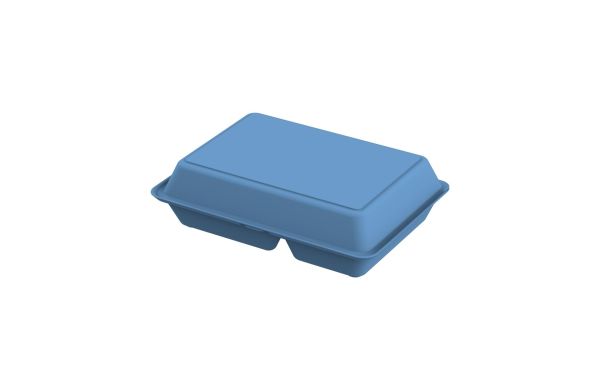 Menübox "ToGo" XL, 3-geteilt, blau