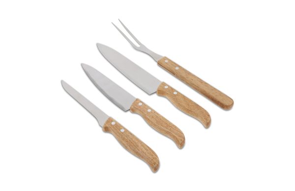 Messerset in Geschenkbox, holz