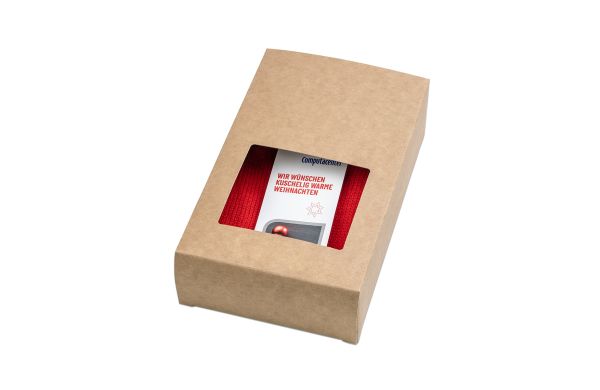 Mini warmwaterkruik, promotiekaart