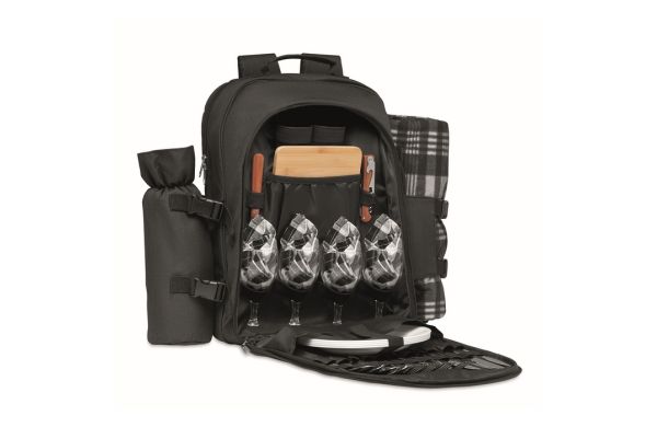 DUIN Picknick Rucksack - schwarz