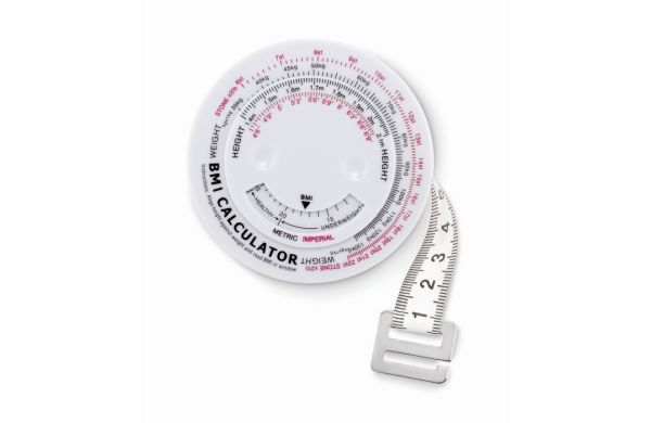 MEASURE IT BMI Maßband - weiß