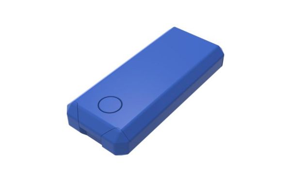 Pflasterbox "Stripe", blau