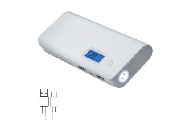 Powerbank 10000 mAh - weiß