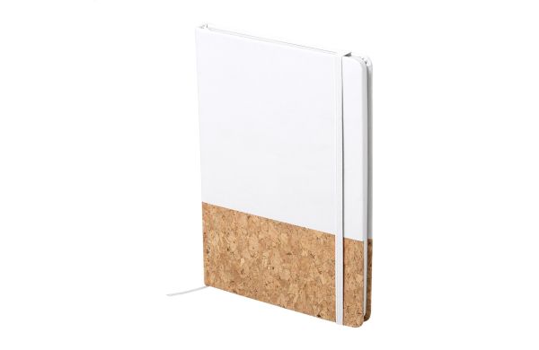 Purroc Notizbuch, weiss/natur