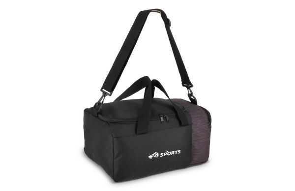 R-PET 600D faltbare Untersitz-Tasche 20L, schwarz