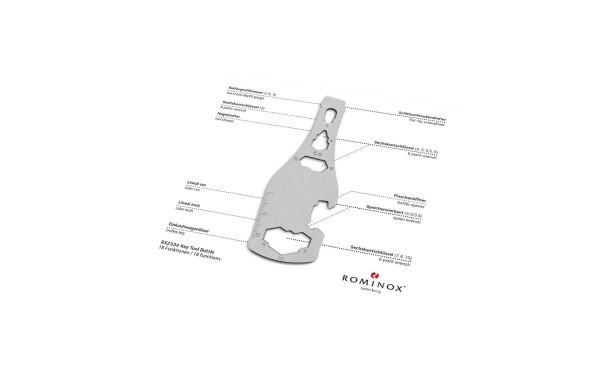 ROMINOX® Key Tool // Bottle - 18 functies