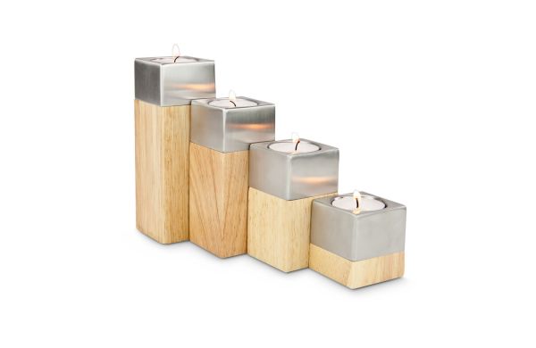 ROMINOX® 4-delige Theelicht-set // Luce