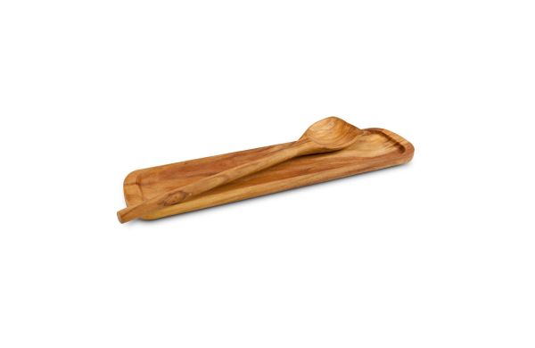 ROMINOX® Kooklepel met houder // Olivio