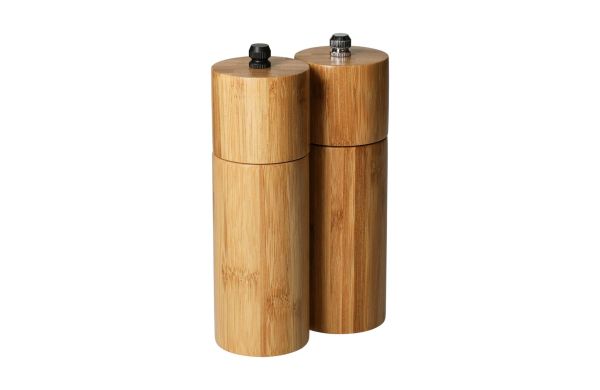 Salz- und Pfeffermühlen-Set "Grind", beige/schwarz