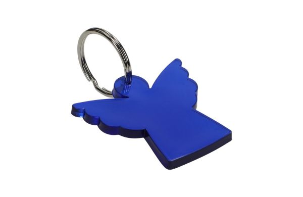 Schlüsselanhänger "Engel", blau