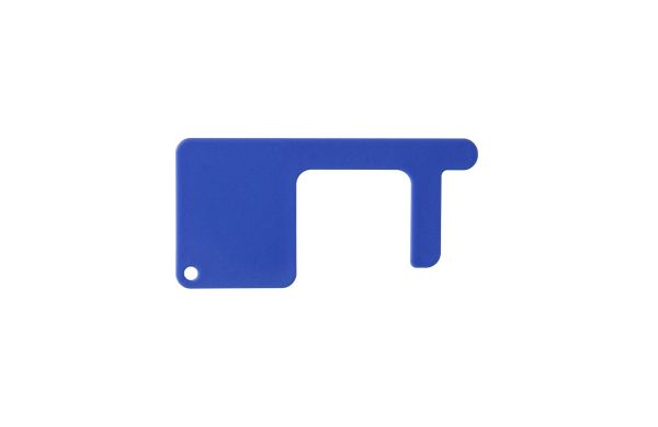Schlüsselanhänger "Safe contact", blau