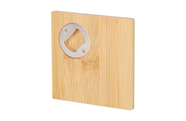 Squnito Flaschenöffner/Untersetzer, natur