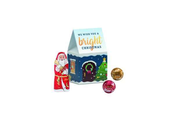 Staande zak kerst Lindt