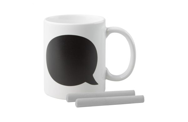 Tasse Comic, weiss