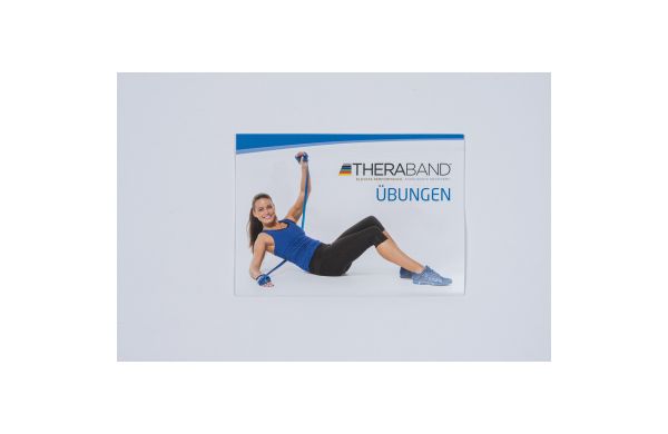 Theraband van 2,5 m lang in polyethyleen zak