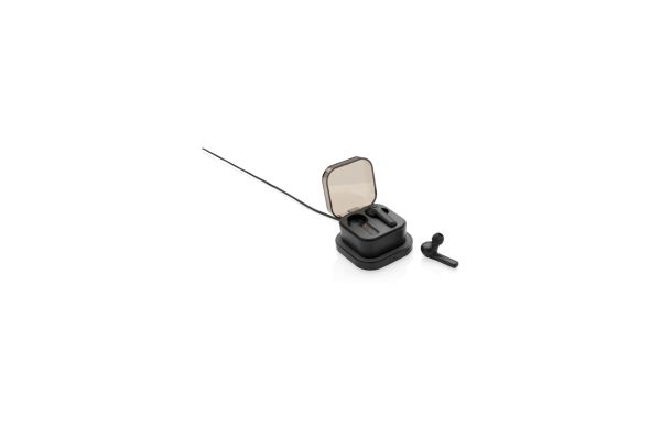 truewireless ohrhoerer in kabelloser ladebox schwarz