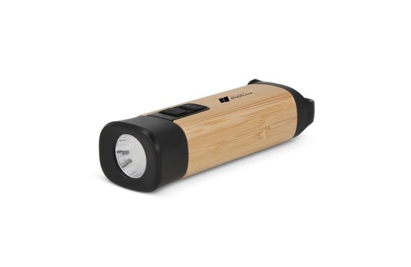 Oplaadbare R-ABS & bamboe zaklamp