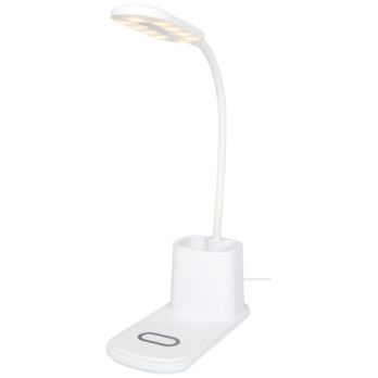 Bright bureaulamp en organizer met draadloze oplader