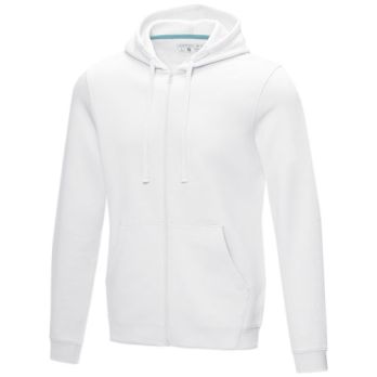 Ruby heren GOTS biologische gerecyclede hoodie met volledige rits