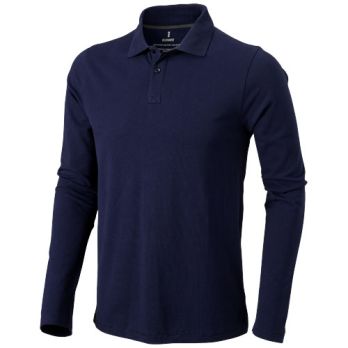 Oakville herenpolo met lange mouwen