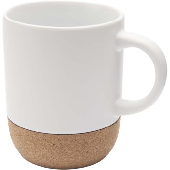 Bari 300 ml sublimatie keramische mok met kurkdetails