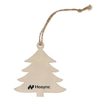Boomvormige houten kerstdecoratie