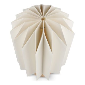 Coollux opvouwbare papieren LED-lamp Eos op houten voet 25 cm (brievenbusformaat)