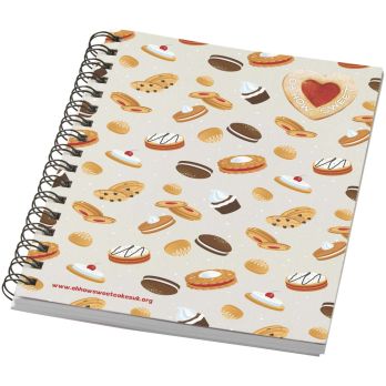 Desk-Mate® A6 gekleurd notitieboek met spiraalbinding