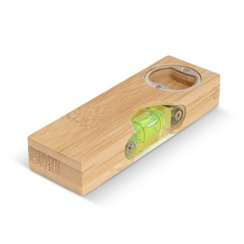 Flesopener waterpas van bamboe