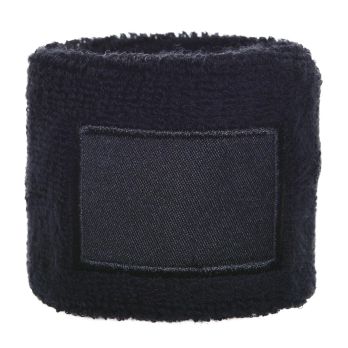 Frotté polsband 6 cm met label