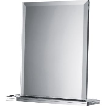 Glazen trofee met stabiele voet