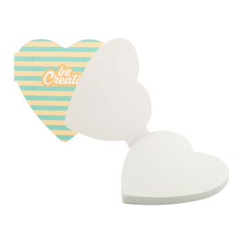 Individueel blok met plaknotities CreaStick Seed Heart