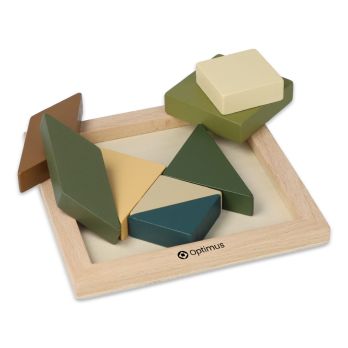 InSideOut houten tangram think IQ puzzel