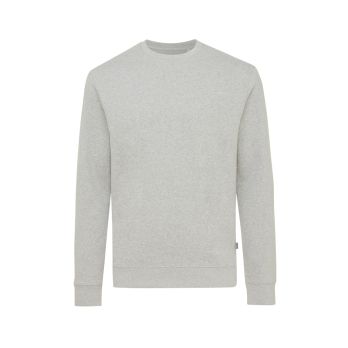 Iqoniq Denali ongeverfd. Ronde hals sweater van gerecycled katoen