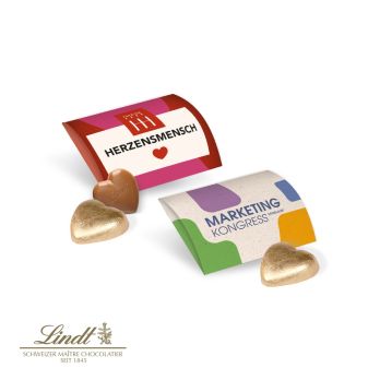 Lindt Hart, 5 g in een promotie-enveloppe