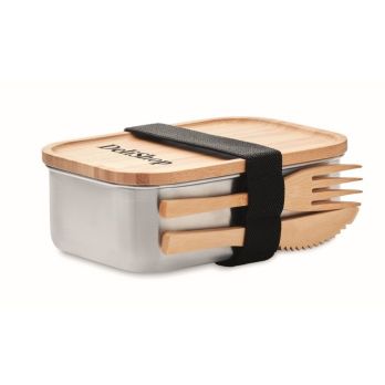 SAVANNA Lunchbox roestvrij staal 600ml