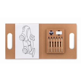 FOLDER2 GO kleurset met 6 kleurpotloden