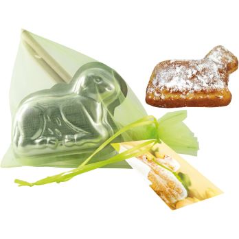 Paasbakset in organza zakje