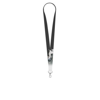 Sleutelkoord/Lanyard "Transfer" met karabijnhaak, bandbreedte 20 mm