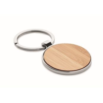 BALLARAT Bamboe sleutelhanger, rond
