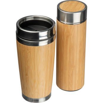 Set van drinkbeker en vacuüm drinkfles