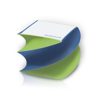Spiraal kubus 95 x 95 x 79 mm 