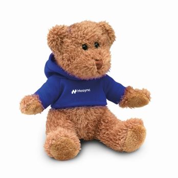 JOHNNY teddybeer met capuchon
