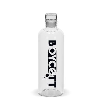 Drinkfles van glas 750 ml