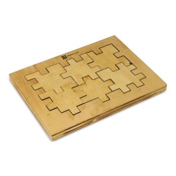 Houten dobbelpuzzel